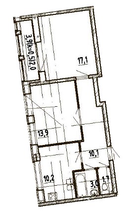 1к квартира в ЖК Эталон на Неве